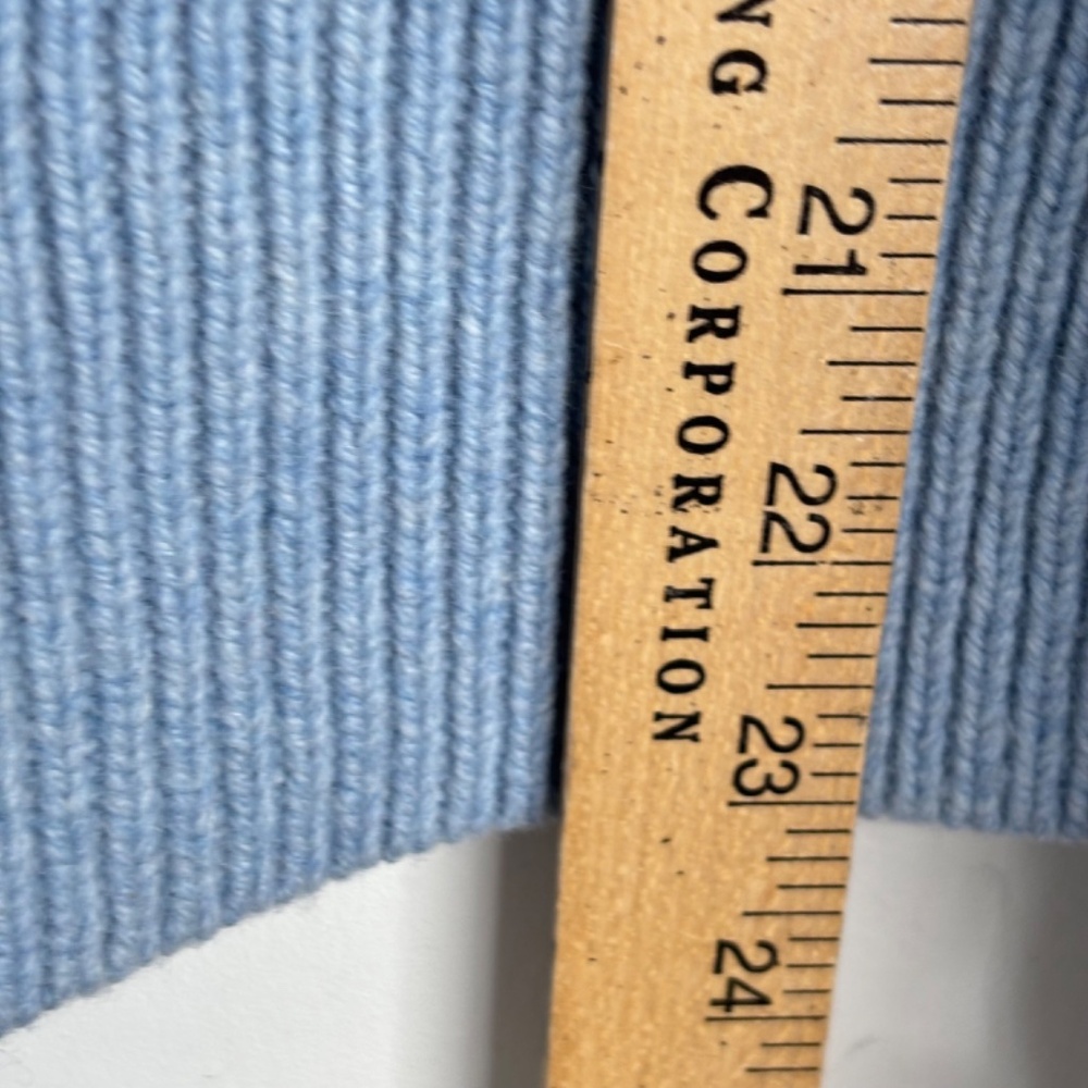 Pendleton Light Blue Knit Cardigan Sweater - Picture 7 of 10